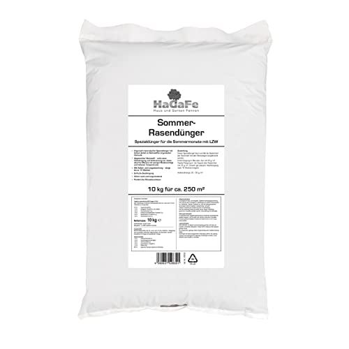 HaGaFe Sommer Rasendünger Sommerrasendünger Spezialdünger organisch mineralisch 10 kg (1x 10 kg) von HaGaFe