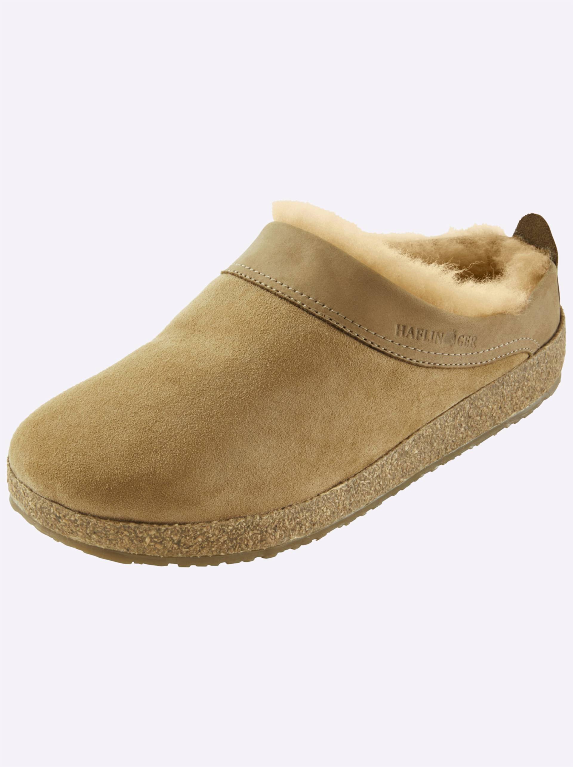 Hausschuh in beige von Haflinger von Haflinger