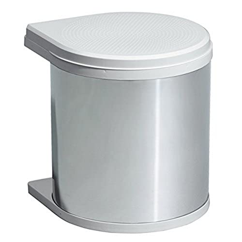 Hailo Mono Küchen-Abfalleimer, Kunststoff wei&ampszlig, Weiß, One Size von Hailo