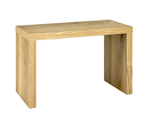 HAKU Möbel Beistelltisch, Echtholzfurnier, eiche, B 60 x T 30 x H 40 cm von HAKU