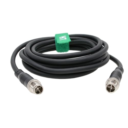 HangTon M12 8 Pin X-kodiert auf 8 Pin X-kodiertes Ethernet Netzwerk Cat6 Kabel für Cognex Basler Industrial Sensor Kamera High Speed geschirmt 2m von HangTon