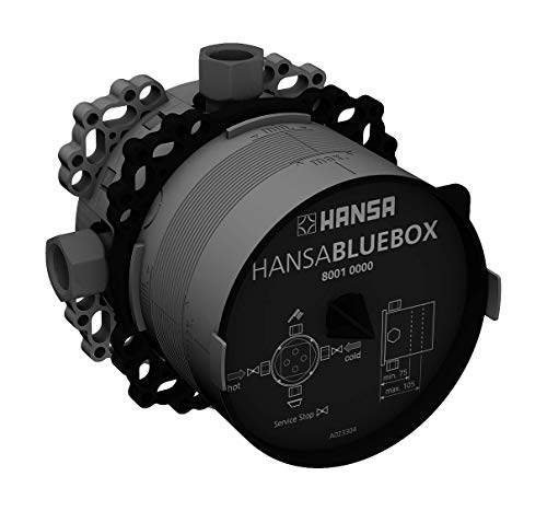 Hansa 80010000 Unterputz-Grundeinheit / Einbaukörper HANSABLUEBOX | Multifix-Befestigungssystem, eigensicher gegen Rückfließen im häuslichen Gebrauch, mit Vorabsperrung | Einbautiefe: 75 – 105 mm von Hansa