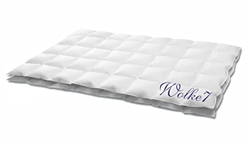 HANSKRUCHEN® Wolke 7 Bettdecke 260x220 cm - Extra leicht / Sommer - Made in Germany Kassettendecke aus 100% Baumwolle - Allergiker geeignet von Hanskruchen