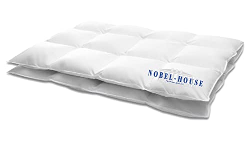 Hanskruchen Nobel House Luxus Daunendecke, Warm, 90% Daunen / 10% Federchen, 155 x 200 cm von Hanskruchen