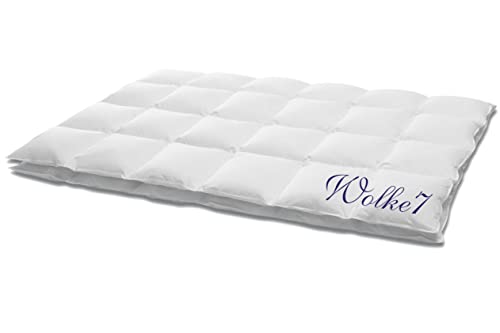HANSKRUCHEN® Wolke 7 Bettdecke 135x220 cm - Leicht / Sommer - Made in Germany Kassettendecke aus 100% Baumwolle - Allergiker geeignet von Hanskruchen