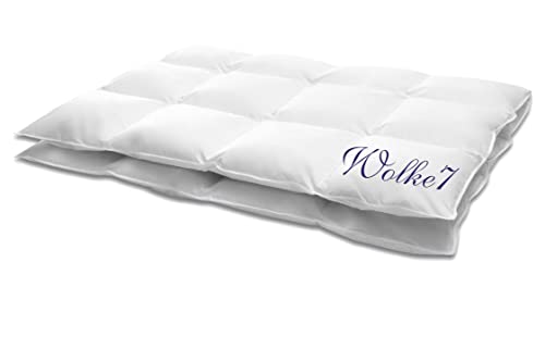 HANSKRUCHEN® Wolke 7 Bettdecke 200x200 cm - Warm / Winter - Made in Germany Kassettendecke aus 100% Baumwolle - Allergiker geeignet von Hanskruchen