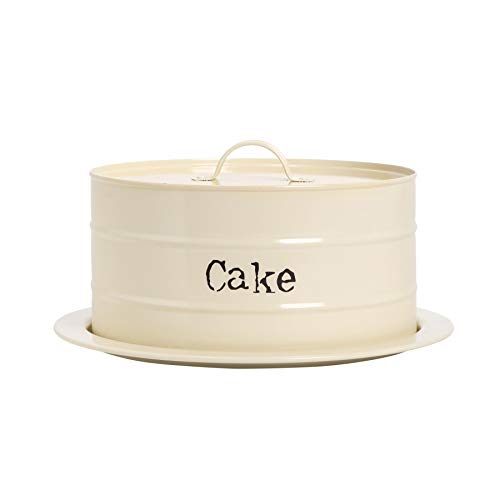 Harbour Housewares Vintage Metall Küchenkuchen - Creme von Harbour Housewares