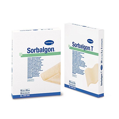 Hartmann SORBALGON Pack 10 Pflaster 5 cm x 5 cm von Hartmann