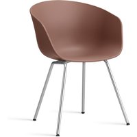 Stuhl About A Chair AAC26 Chromed Steel soft brick 2.0 von Hay
