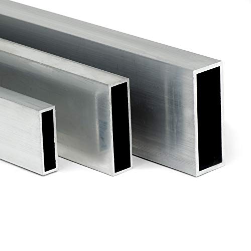 Aluminium Rechteckrohr AW-6060-50x15x2mm | L: 1200mm (120cm) auf Zuschnitt von Heck & Sevdic GbR