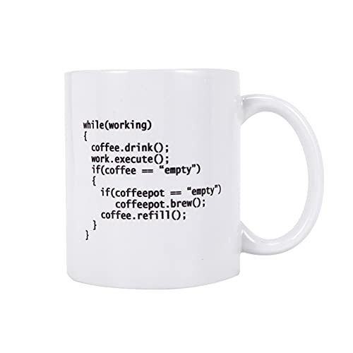 Hefddehy Kaffee ++ Programm für Programmierer Kaffeetasse Keramikbecher Farbe Farbe im Geschenken von Hefddehy