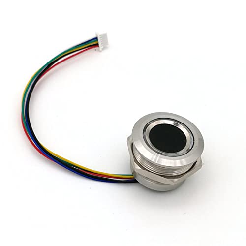 Hefddehy R503 Kreisrunde RGB-Ringanzeige LED-Steuerung DC3.3V MX1.0-6Pin Kapazitiver Fingerabdruckmodul-Sensorscanner, 19 Mm von Hefddehy