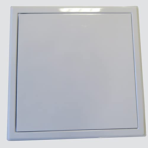 Revisionsklappe Revisionstür Softline Weiß "The White Edition" mit Schnappverschluss 600 x 600 mm für eine Montage in der Wand oder in der Decke von Heika