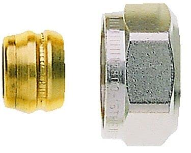 HEIMEIER Klemmverschraubung vernickelt f. Cu-/Stahlrohr 18mm,G 3/4""AG,131318351 von Heimeier