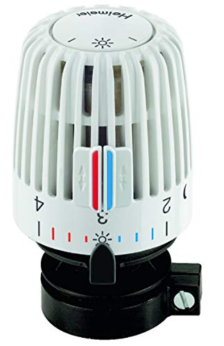 Heimeier Thermostatkopf K mit Direktanschluss für Danfoss RAV 9800-24.500, weiß, 1 Packung von Heimeier