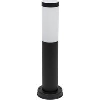 HEITRONIC Sockelleuchte "Larisa", 1 flammig-flammig, Standleuchte,Außenlampe, Pollerleuchte,aus Edelstahl(schwarz lackiert) von Heitronic