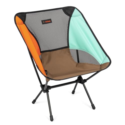 Helinox Chair One | Der originalstuhl bleibt die ultimative Kombination aus Komfort, leichtgewichtiger verstaubarkeit und ausgeklügeltem Design (Mint MultiBlock) von Helinox