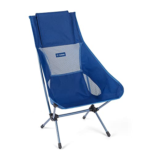 Helinox Chair Two | Der aus dem Original entwickelte Chair Two leicht und gut verstaubar und bietet mit Seiner verlängerten Rückenlehne eine zusätzliche Unterstützung (Blue Block + Pockets) von Helinox