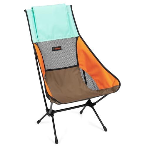 Helinox Chair Two | Der aus dem Original entwickelte Chair Two leicht und gut verstaubar und bietet mit Seiner verlängerten Rückenlehne eine zusätzliche Unterstützung (Mint Multiblock) von Helinox