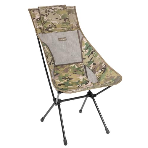 Helinox Sunset Chair | Mit seinem erweiterten Design ist Dieser Stuhl möglicherweise die ultimative Kombination aus Verstaubarkeit, Komfort und Unterstützung (Multicam + Pockets) von Helinox