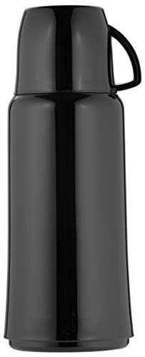 Helios Elegance Kunststoff-Isolierflasche 1,0 l schwarz von Helios
