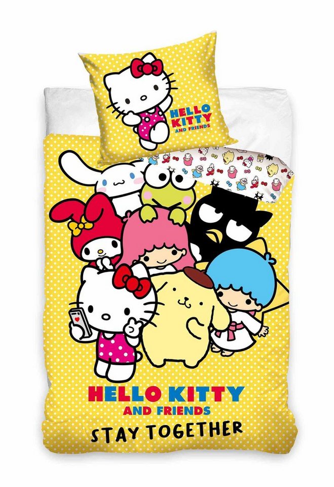 Bettwäsche Hello Kitty Kinderbettwäsche 140 x 200 cm, Hello Kitty von Hello Kitty