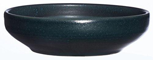 Hentschke Keramik Pflanzschale Grabschale Deko-Schale frostfest Ø 38 x 12 cm, Effekt grün, 039.L38.66 Schale mit Bodenloch von Hentschke Keramik