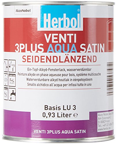 Herbol Venti 3-plus Aqua Satin (Basis 0,930 ltr.) 1,000 L von Herbol