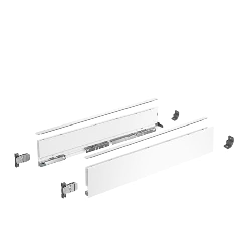 Hettich Zarge AvanTech YOU Set, Höhe 101 mm, NL 450 mm, weiß, links und rechts von Hettich