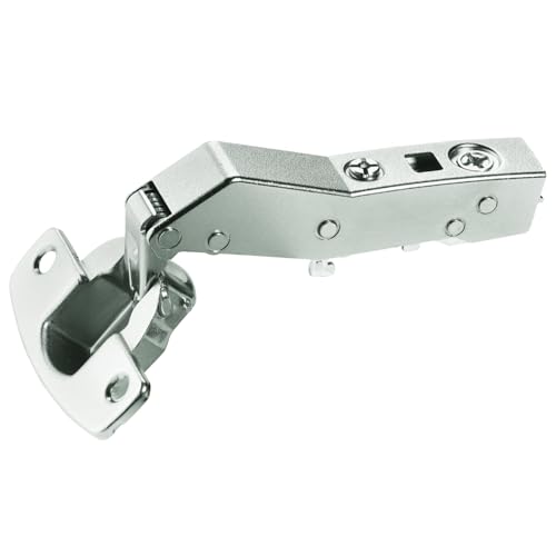 Sensys Winkelscharnier W30 mit integrierter Dämpfung (Sensys 8639i W30), vernickelt, vorliegend, Öffnungswinkel 95°, Bohrbild TH 52 x 5,5 mm, zum Anschrauben (-) von Hettich