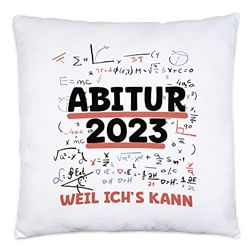 Hey!Print Abitur 2023 Weil Ich's Kann Kissen Inkl Füllung Abiturient Abiturientin Geschenkidee Gymnasium von Hey!Print