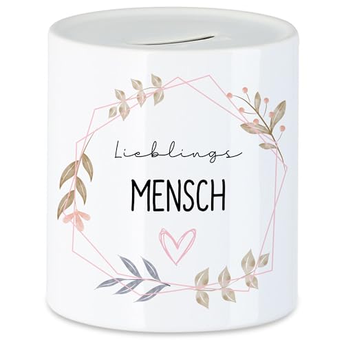 Hey!Print Lieblingsmensch Spardose Beste Freundschaft Freund Freundin Geschenkidee von Hey!Print