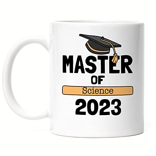 Hey!Print Master of Science 2023 Tasse Studium Absolvent Abschluss Geschenk Masterabschluss Uni von Hey!Print