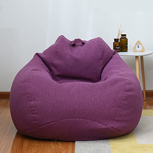 Highdi Sitzsack für Erwachsene, nur Bezug (Keine Füllung), Comfort XXL Sitzsäcke Gaming Giant Bean Bag Chair für Indoor Outdoor Living Room Decor (100 x 120 cm) von Highdi
