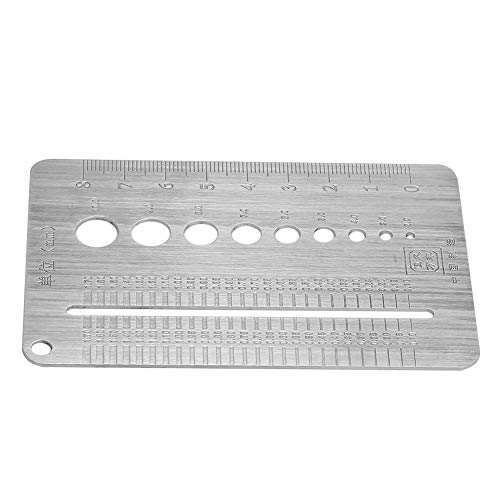 2-10mm Screw Checker Gauge Stahl Screw Checker Edelstahl Screw Gauge Platte Schraubendurchmesser Messlineal Werkzeug,Andere Messwerkzeuge von Hililand