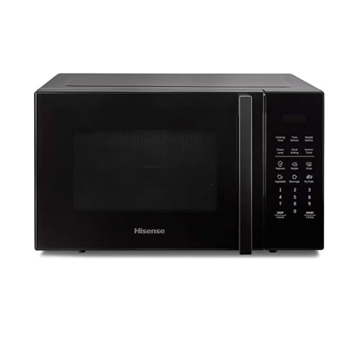 Hisense H29MOBS9H Mikrowelle, 29 l, XL-Drehteller, 11 Leistungsstufen, Eco-Modus, automatische Programme, Touch-Steuerung, Schwarz von Hisense