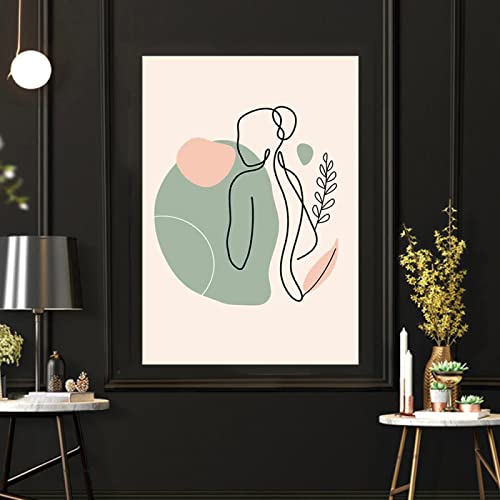 Henri Matisse Poster Bunte Linie Frau Mann Poster Weibliches Gesicht Zeichnung Poster Matisse Ausschnitte Silhouette Poster Abstrakter Expressionismus Tanz Poster Minimalistische Wand Bilder 0617257 von Hnyjyfa