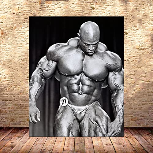 Hnyjyfa Ronnie Coleman Poster Bodybuilding-Gigant verschiedene Größen Sport Zuhause Fitnessstudio Dekoration motivierende Wand Bilder inspirierendes Muskeltraining Fitnessbild 0119038 von Hnyjyfa