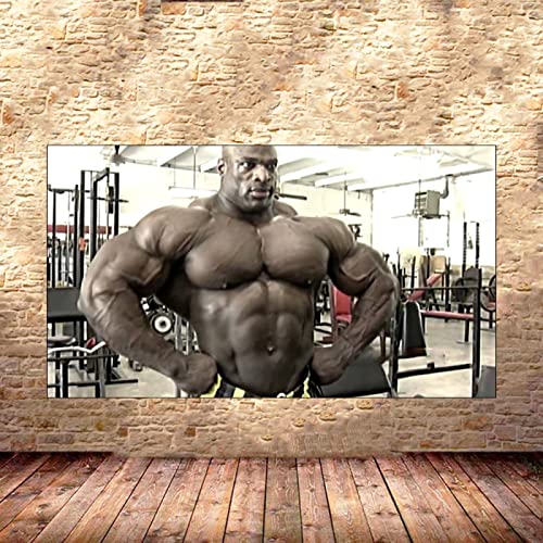 Hnyjyfa Ronnie Coleman Poster Bodybuilding-Gigant verschiedene Größen Sport Zuhause Fitnessstudio Dekoration motivierende Wand Bilder inspirierendes Muskeltraining Fitnessbild 0119036 von Hnyjyfa