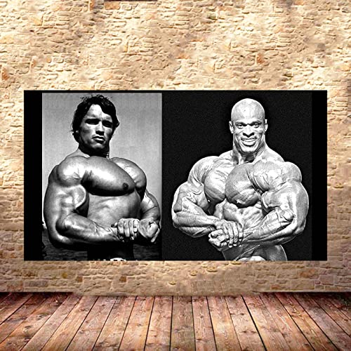 Hnyjyfa Ronnie Coleman Poster motivierende Wand Bilder Bodybuilding-Gigant Verschiedene Größen Sport Zuhause Fitnessstudio Dekoration inspirierend Muskeltraining Fitnessbild 0121086 von Hnyjyfa