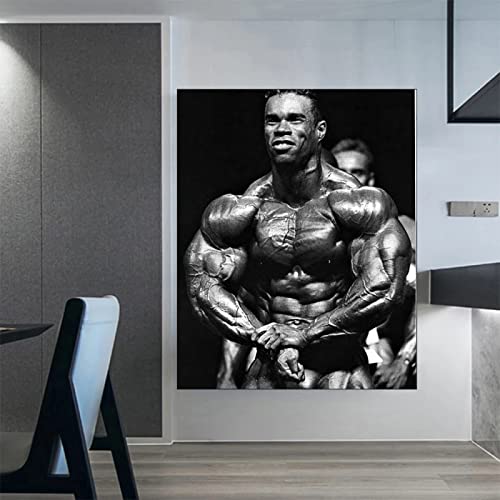 Hnyjyfa Kevin Levrone Poster Kraftprotz Bodybuilding Poster Trainings Poster Haus Fitness Deko Mann Übungs Motivzitat Gemäldedrucke Inspirierendes Wand Bilder Gym Poster 0318384 von Hnyjyfa