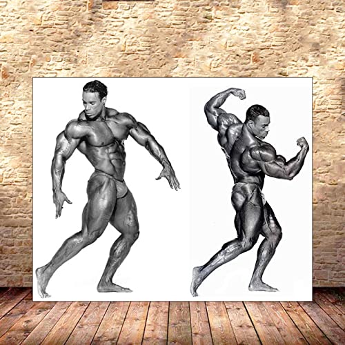 Hnyjyfa Kevin Levrone Poster Kraftprotz Bodybuilding Poster Trainings Poster Haus Fitness Deko Mann Übungs Motivzitat Gemäldedrucke Inspirierendes Wand Bilder Gym Poster 0318399 von Hnyjyfa