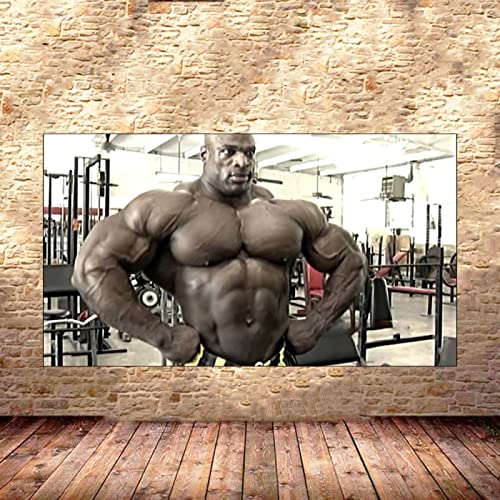 Ronnie Coleman Poster Bodybuilding-Gigant verschiedene Größen Sport Zuhause Fitnessstudio Dekoration motivierende Wand Bilder inspirierendes Muskeltraining Fitnessbild 0119026 von Hnyjyfa