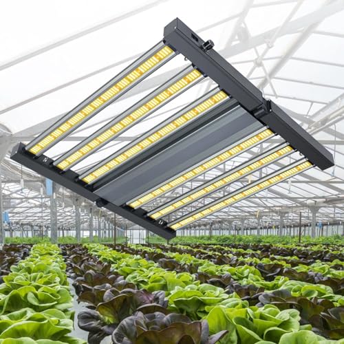 Hobaca Pflanzenlampe LED Grow Light 480W 0.7x0.75m Abdeckung, 1872 LEDs Pflanzenlicht vollspektrum mit UV und IR, Dimmbare Daisy Chain Timer Veg und Blüte Wachsen Lampe für die Aussaat Blumen von Hobaca