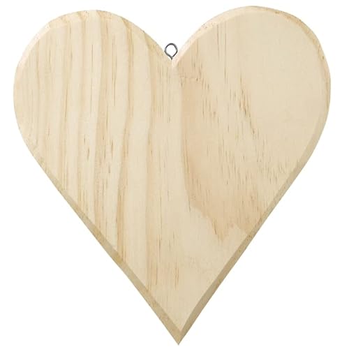 Holz-Herz ca. 21 x 19,5 cm von Hobbyfun