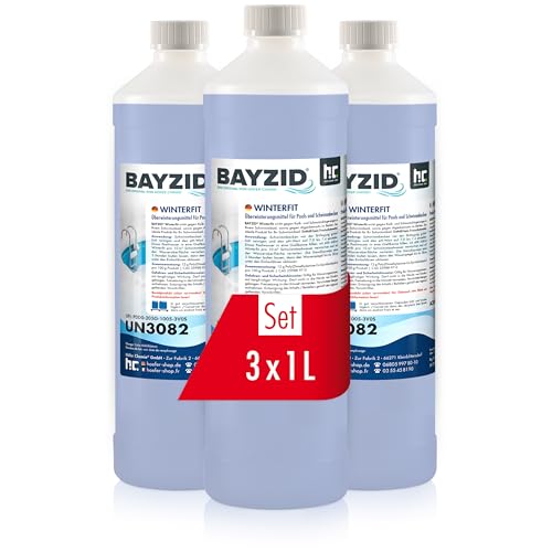 3 x 1 L Pool Wintermittel - BAYZID Winterfit Überwinterungskonzentrat für Schwimmbad und Pool von Höfer Chemie von Höfer Chemie