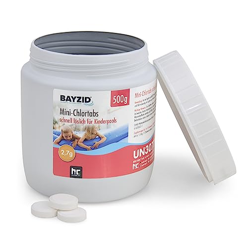 500 g BAYZID® Mini - Chlortabs 2,7 g schnell löslich geeignet für kleine Pools, Whirlpools und Planschbecken von Höfer Chemie