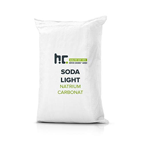 50 kg (2 x 25 kg) Natriumcarbonat (Soda) leicht technische Qualität Vorratspack zur Anhebung des pH Werts im Schwimmbad von Höfer Chemie