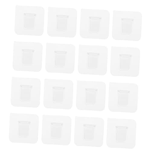 Hoement 16 Stück Regale Selbstklebende Regalklammern Regalstützen Schrankregal Clips Regalhalter von Hoement
