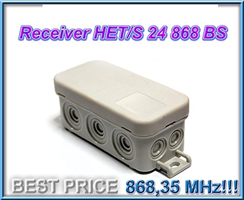 2-Kanal-Hörmann Empfänger HET/S24 868 BS, BiSecur, Frequenz 868,3 MHz (12–24 V) von Hörmann
